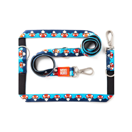 Max&amp;Molly Smycz przepinana dla psa Multi-Leash - Shark (1).png