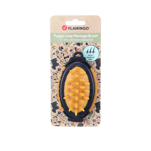 FLAMINGO SZCZOTKA DO MASAŻU DLA SZCZENIAKA - CALMY PUPPY (4).png