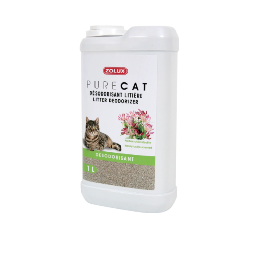 ZOLUX Dezodorant do żwirku PURECAT - 1l - zapach wiciokrzewu+2.png