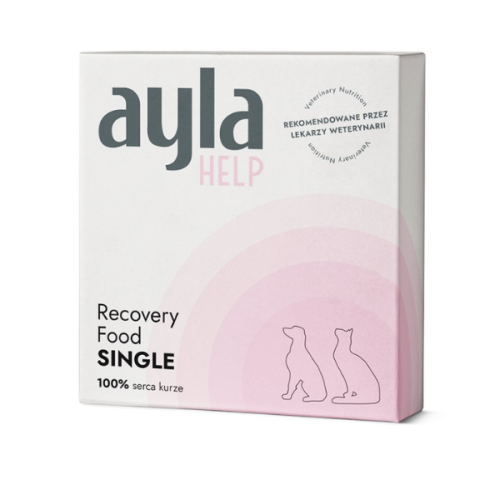 AYLA HELP Liofilizowane serca kurze Recovery Food Single dla kotów i psów  - 28 g.png