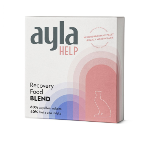 AYLA HELP Liofilizowana wątróbka indycza z udem indyczym Recovery Food Blend dla kotów - 28 g.png