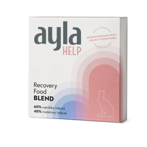 AYLA HELP Liofilizowana wątróbka indycza z medalionami Recovery Food Blend dla kotów - 28 g.png