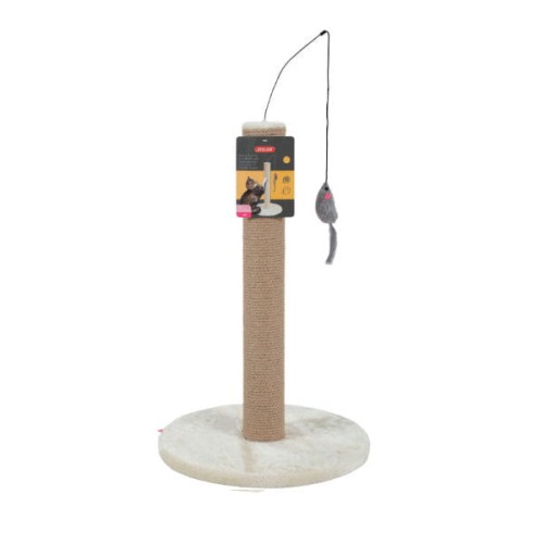 ZOLUX Drapak - słupek sizalowy z zabawką dla kotów - duży - kolor beżowy.jpg