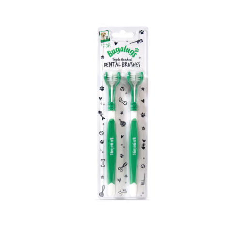 Bugalugs Trójstronna szczoteczka do zębów psa i kota Triple Headed Dental Brushes - 2 szt.  (2).png