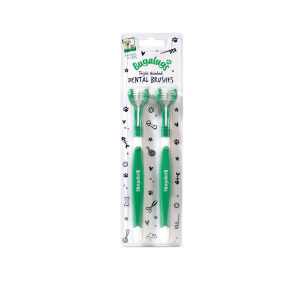 Bugalugs Trójstronna szczoteczka do zębów psa i kota Triple Headed Dental Brushes - 2 szt.  (2).png
