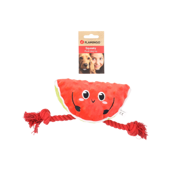 FLAMINGO ZABAWKa ARBUZ Z LINĄ DLA PSA (2).png