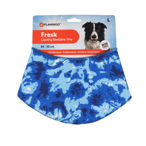 FLAMINGO CHŁODZĄCA BANDANA DLA PSA FRESK VIRO  L.png