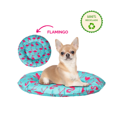 FREEDOG MATA OKRĄGŁA CHŁODZĄCA  DLA PSA DONUT FLAMINGO.png