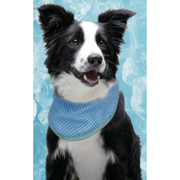 FREEDOG LEGOWISKO CHŁODZĄCE DLA PSA ECO COLL BED MANDELA + BANDANA CHŁODZĄCA.png