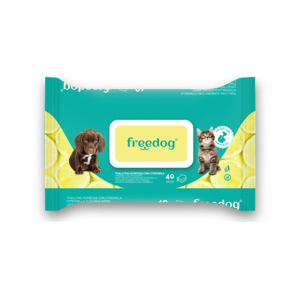 FREEDOG CHUSTECZKI PIELĘGNACYJNE cytrusowe DLA PSA I KOTA 40 szt..png