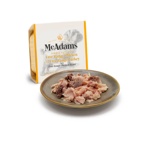 MCADAMS karma mokra - kurczak i indyk z wolnego wybiegu dla psa - 150 g x 2 szt..png