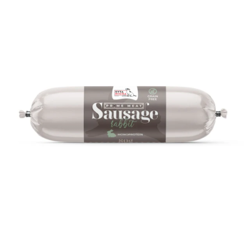 SYTA MICHA Prime Meat Kiełbaska treningowa z królika dla psów - 80 g.png