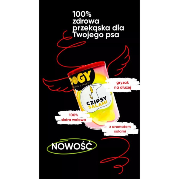 DOGY Czipsy salami - gryzaki dla psów - 120 g (2).png