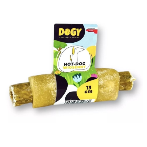 DOGY Hot-Dog wiosenny ze szparagami i serem cheddar - gryzak dla psów.png