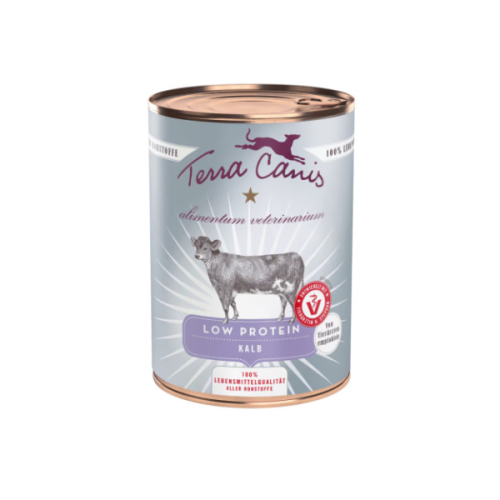 TERRA CANIS Low Protein - Karma dietetyczna o niskiej zawartości białka dla psów - cielęcina -  400 g.png