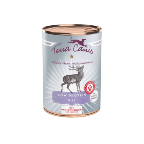 TERRA CANIS Low Protein - Karma dietetyczna o niskiej zawartości białka dla psów - dziczyzna -  400 g.png