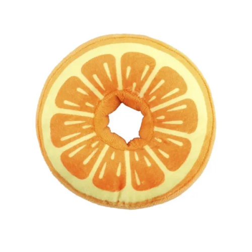 BUBA Donut pomarańczowy - zabawka pluszowa dla psów  (1).png