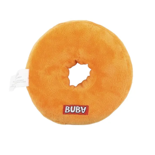 BUBA Donut pomarańczowy - zabawka pluszowa dla psów  (2).png