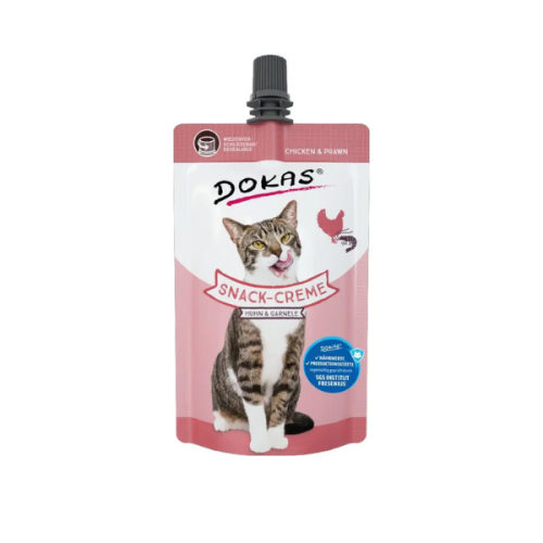 DOKAS Krem w tubce - kurczak i krewetki dla kotów - 90 g.png