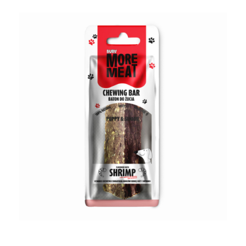 BUBA MORE MEAT Baton z dodatkiem krewetki, owocu dzikiej róży i witamin - 12 cm.png