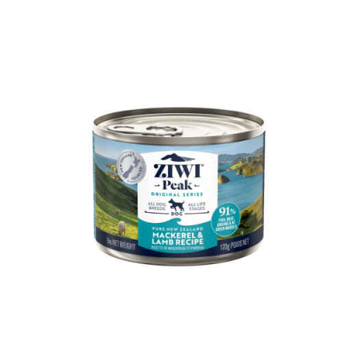 ZIWIPEAK Karma mokra monobiałkowa dla psów  - makrela i jagnięcina  170 g.png