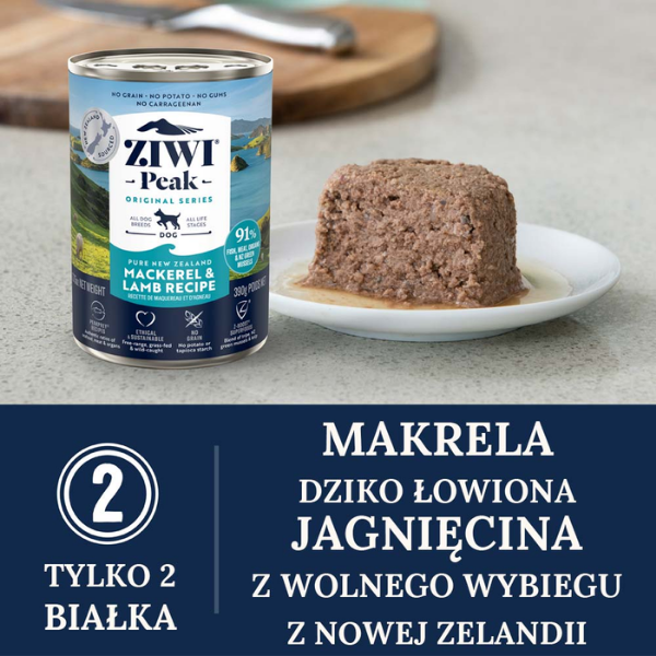 ZIWIPEAK Karma mokra monobiałkowa dla psów  - makrela i jagnięcina  (6).png