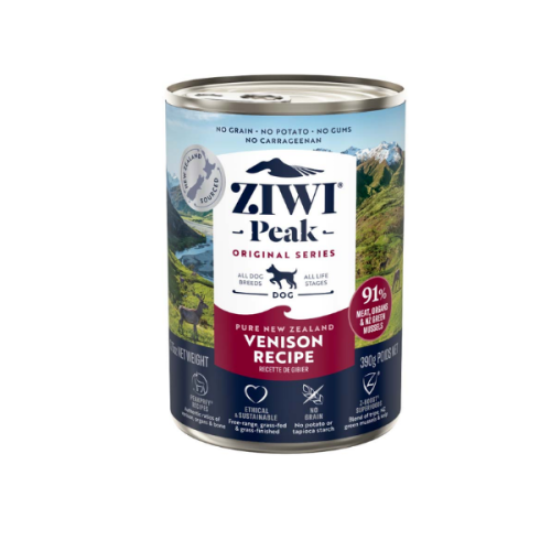 ZIWIPEAK VENISON Karma mokra monobiałkowa dla psów - dziczyzna 390 g.png