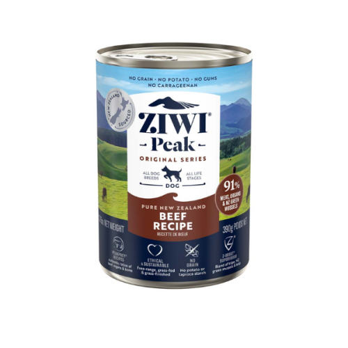 ZIWIPEAK BEEF Karma mokra monobiałkowa dla psów  - wołowina  - 390 g.png