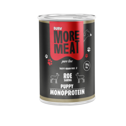 BUBA More Meat mono Pure PUPPY - karma monoproteinowa z sarny dla szczeniąt - 400 g.png