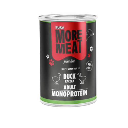 BUBA More Meat mono Pure - karma monoproteinowa z kaczki - 400 g.png