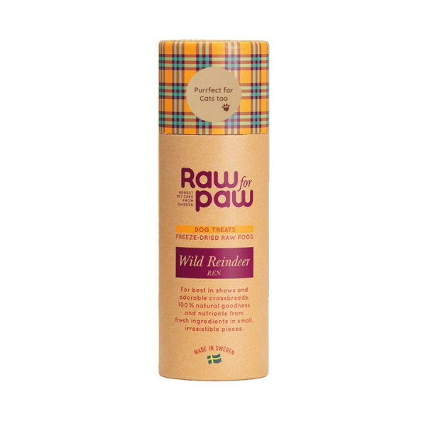 RAW for PAW WILD Reindeer - renifer liofilizowane przysmaki (45g) (1).png