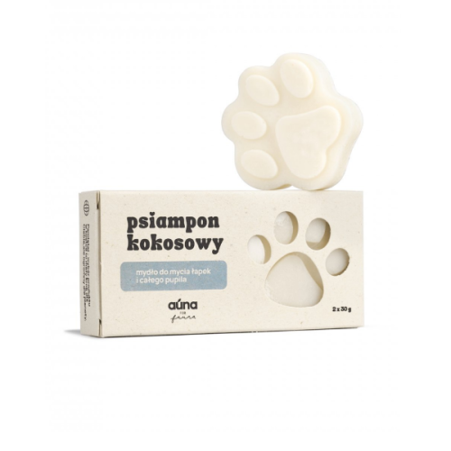 AUNA PSIAMPON Mydło kokosowe do mycia łapek i całego pupila - 60 g (1).png
