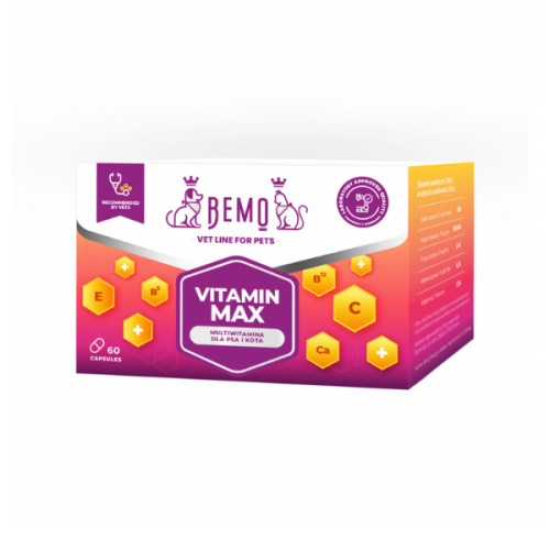 BEMO Vitamin Max - multiwitamina dla psów i kotów - 60 szt..png