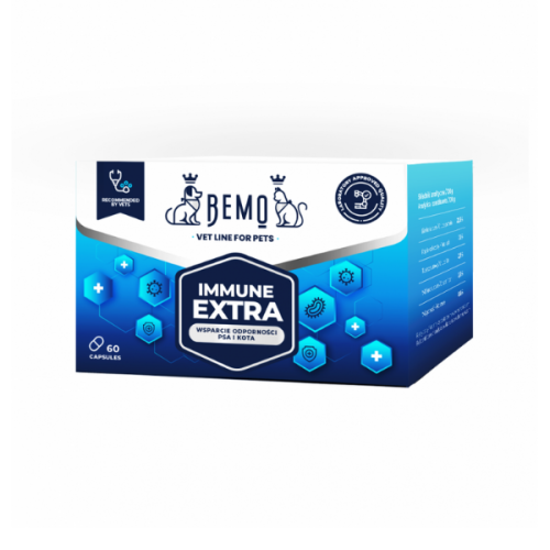 BEMO Immune Extra - wsparcie odporności dla psów i kotów -  60 szt..png