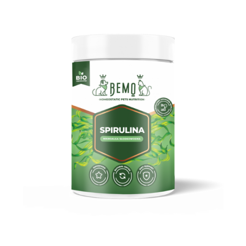 BEMO Spirulina - mikroalga słodkowodna dla psów i kotów - 120 g.png
