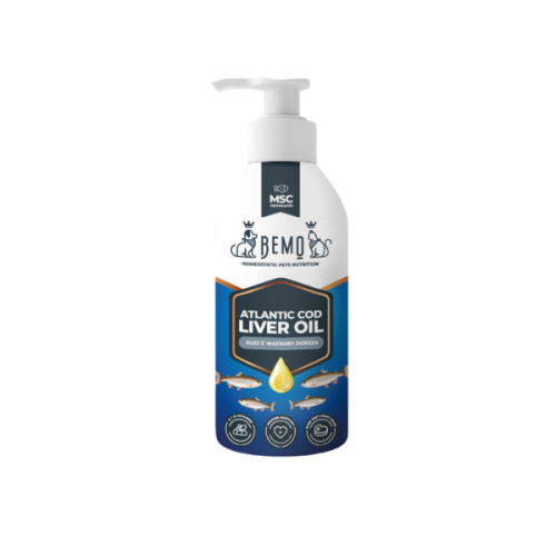 BEMO Atlantic Cod Liver Oil - Olej z wątroby dorsza dla psa i kota - 100 ml.png