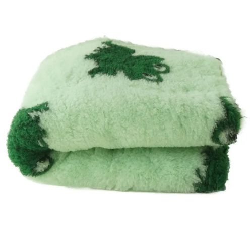 DRY BED Legowisko antypoślizgowe dla psów -  zielone w żabki (1).png