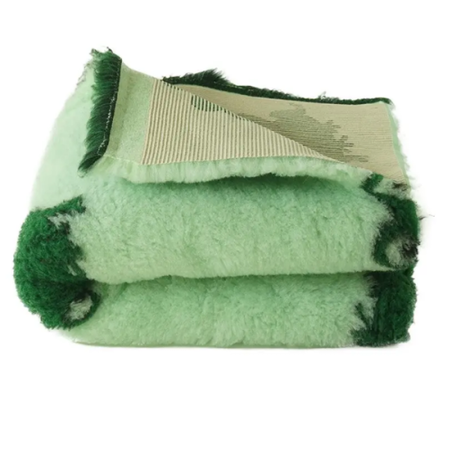 DRY BED Legowisko antypoślizgowe dla psów -  zielone w żabki (2).png