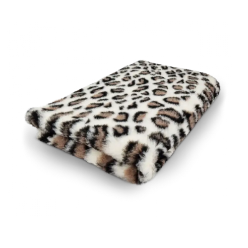 DRY BED Legowisko antypoślizgowe dla psów -  leopard naturalny.png
