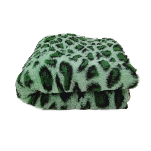 DRY BED Legowisko antypoślizgowe dla psów -  leopard zielony (1).png