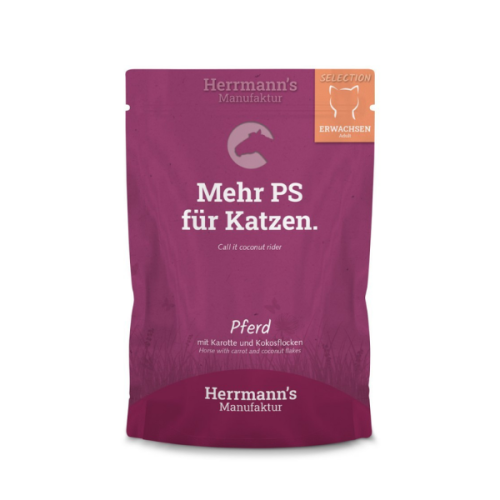 HERRMANN'S Manufaktur Karma monobiałkowa z koniny dla kotów -100 g.png