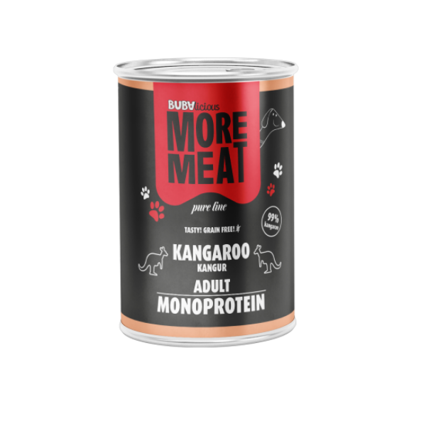BUBA More Meat mono Pure - karma monoproteinowa z kangura dla psów - 400 g.png