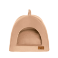 RECOBED Budka WELUROVE dla kota lub psa - kolor beżowy - różne wymiary (2).png