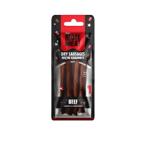 BUBA BUBAlicious More Meat XMAS Kabanosy dla psów i kotów - wołowina z dodatkiem żurawiny - 70 g.jpg