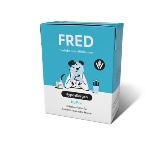 FRED VET Karma dietetyczna z muflona dla alergicznych psów - 390 g.png