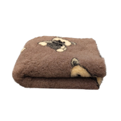 DRY BED Legowisko antypoślizgowe dla psów - beżowe w misie  (2).png