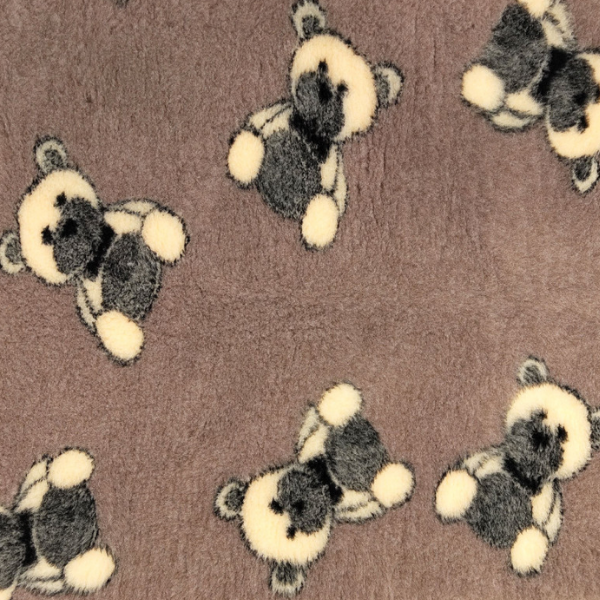 DRY BED Legowisko antypoślizgowe dla psów - beżowe w misie  (4).png