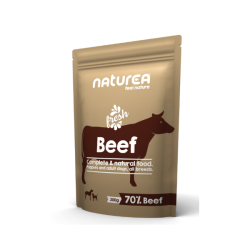 NATUREA Karma mokra dla szczeniąt i psów - wołowina - 300 g.png