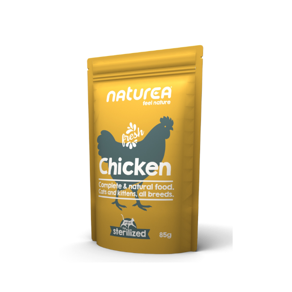 NATUREA CHICKEN Karma dla kotów sterylizowanych - kurczak - 85 g.png