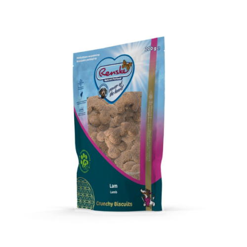 RENSKE Ciasteczka dla psa z jagnięciną - 200 g.png